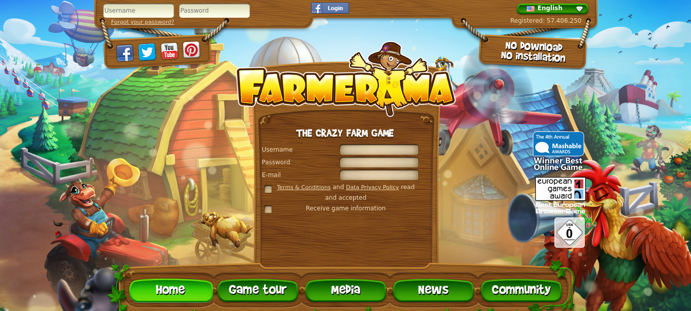 farmerama game user