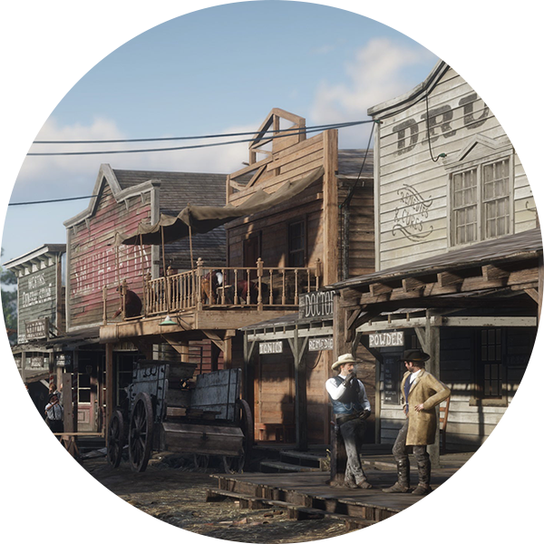 Red Dead Redemption 2 game environment design